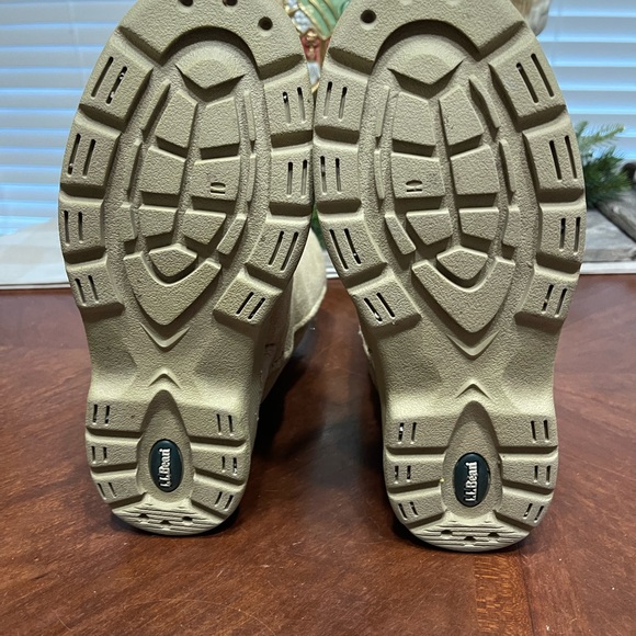 LL BEAN Wicked Good Suede Leather PULL-ON Shearling Lined WINTER BOOTS - Picture 8 of 10